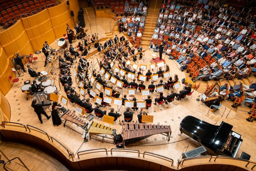 Die junge Bläserphilharmonie NRW gibt ein einziges Konzert im Kreis Paderborn. Foto: Stefan Müller